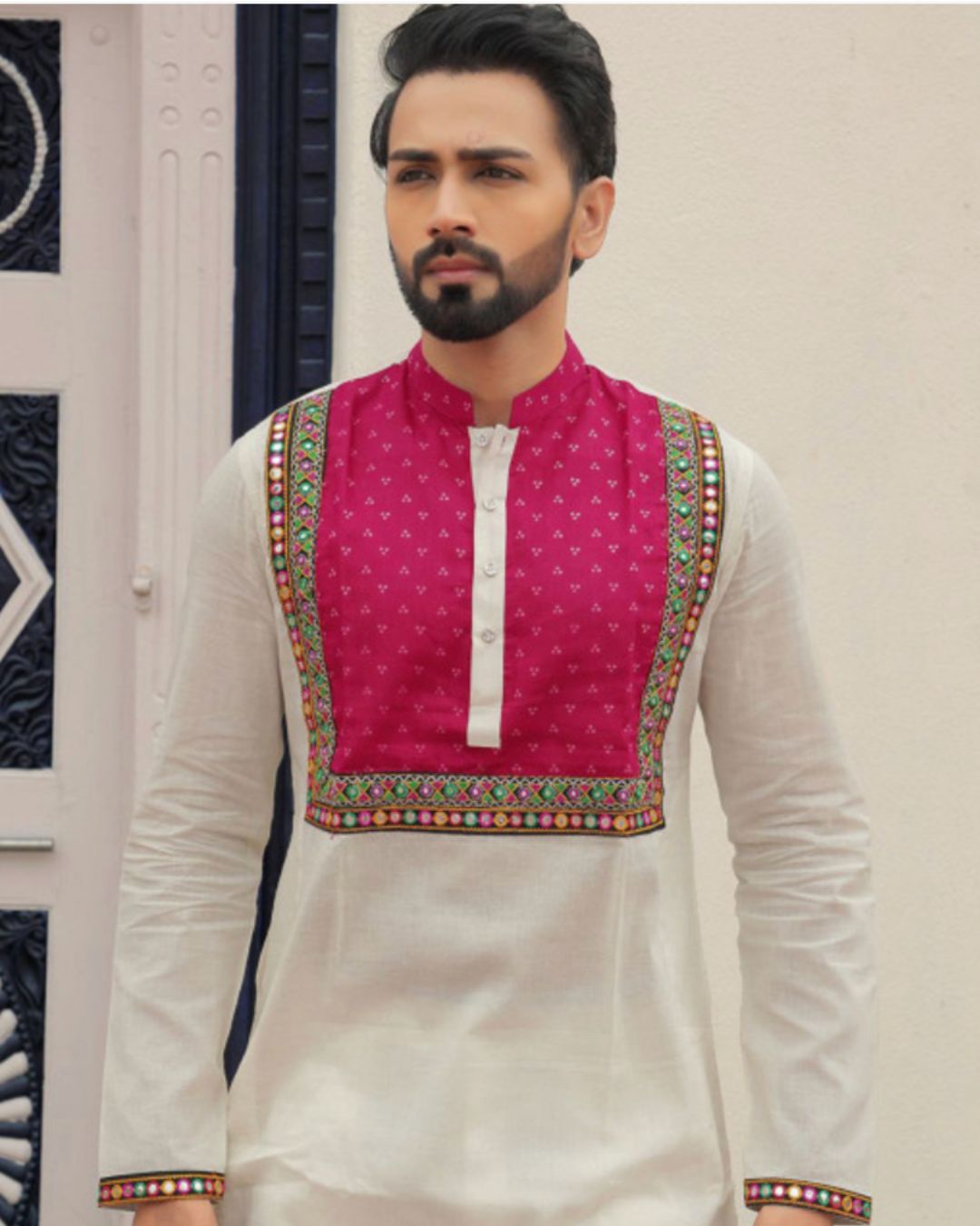 Ivory Silk Kurta