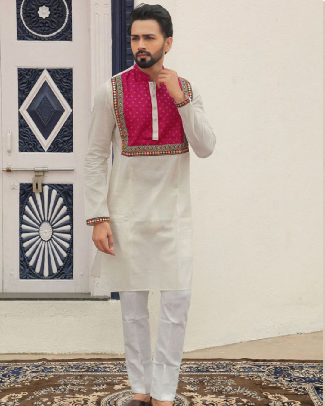 Ivory Silk Kurta