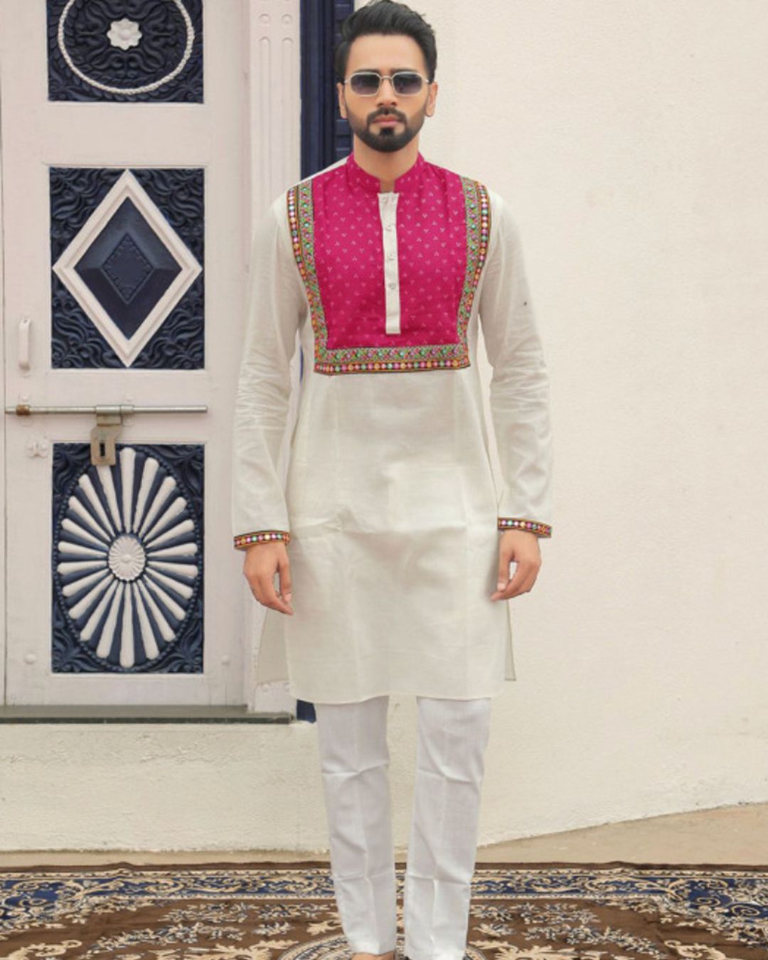 Ivory Silk Kurta
